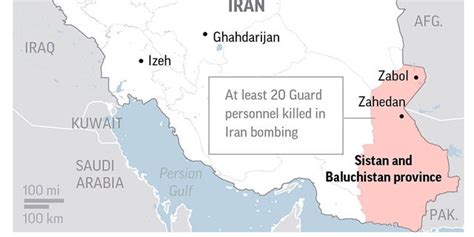 Iran Suicide Bomb Attack Targeting Revolutionary Guard Bus Leaves At