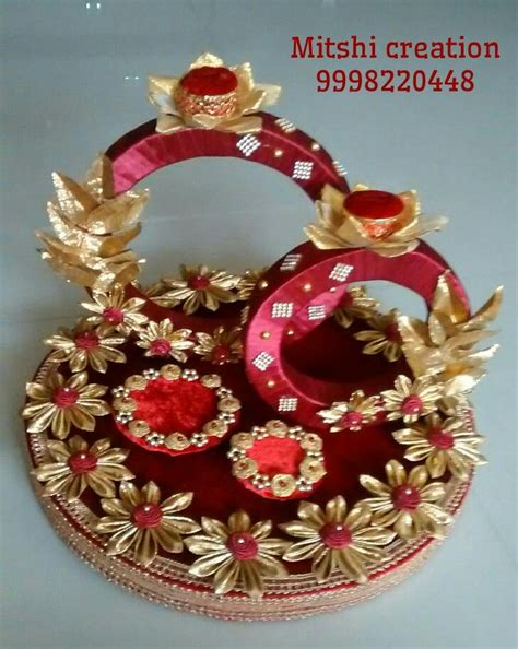 Latest engagement ring tray decoration ideas for couples! Engagement Ring Indian Engagement Tray Decoration