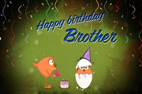 A brother's birthday is a perfect opportunity to make up for the lost time. Happy Birthday Wishes Images, Photos For Brother - Cartoon ...
