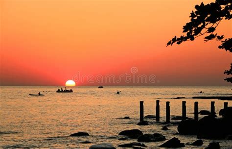 Sunset Beach Landscape Stock Photo Image Of Island Thai 70659308