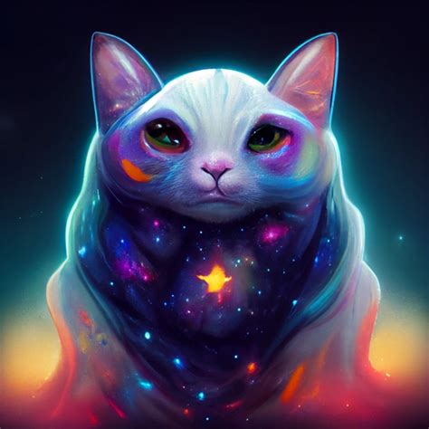 Galaxy Cat Midjourney Openart
