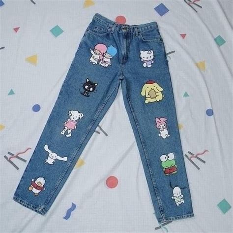Pin By Ana On Soft N Stuff Hello Kitty Clothes Mom Jeans Style