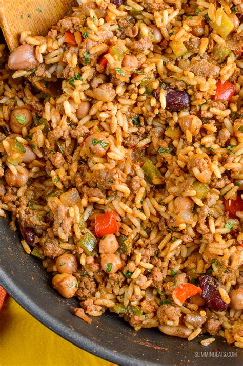 Spicy Beef Beans And Rice Slimming Eats