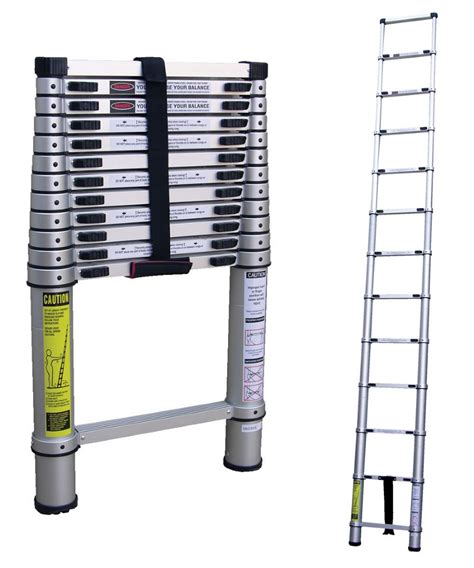 15 Step Aluminum Telescoping Ladders Commercial