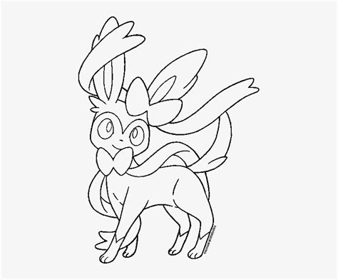 Sylveon Coloring Pages Printable Coloring Pages
