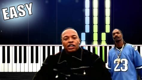 Dr Dre Ft Snoop Dogg Still Dre Easy Piano Tutorial By Plutax
