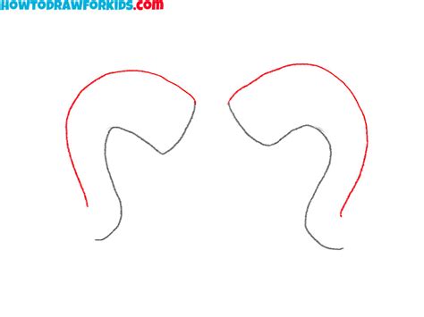 How To Draw Ram Horns Easy Drawing Tutorial For Kids