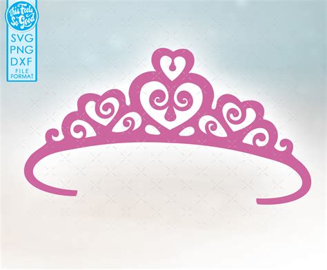 Tiara Svg Princess Svg Princess Crown Svg Cut Files For Etsy