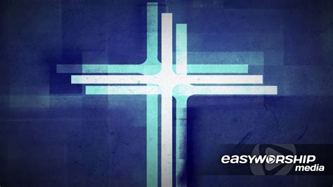 Three Crosses Blue 1 By Playback Media Easyworship Media