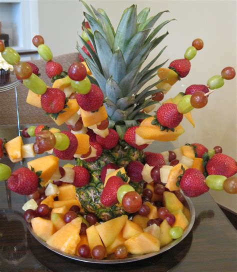 Great Luau Centerpiece Baby Shower Fruit Tropical Fruit Salad Fruit