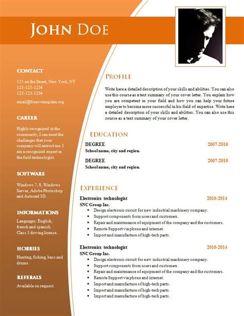 Free resume templates that gets you hired faster ✓ pick a modern, simple, creative or professional resume template. links download one these free resume templates format ...