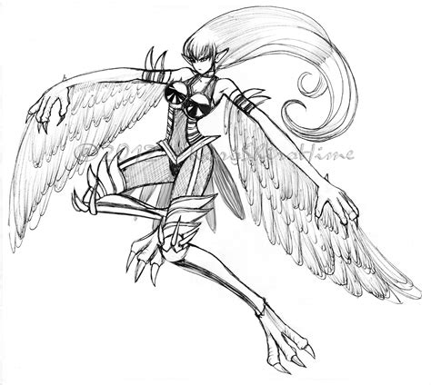 Yu Gi Oh Harpy Lady By Kuroshirohime On Deviantart