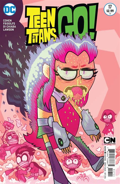 Page Preview And Cover Of Teen Titans Go 17 Comic