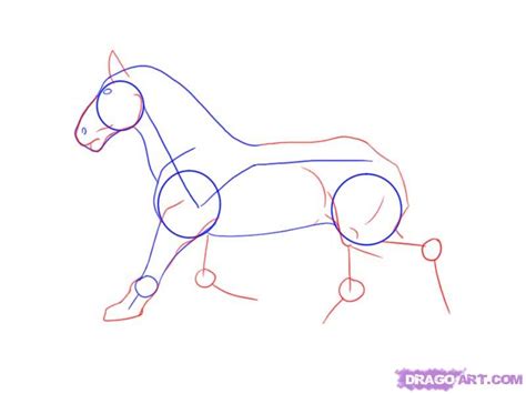 The first step in this drawing is to concentrate on rendering the basic shapes of the horse in line only. MENDEM community designs: mustang horse drawings