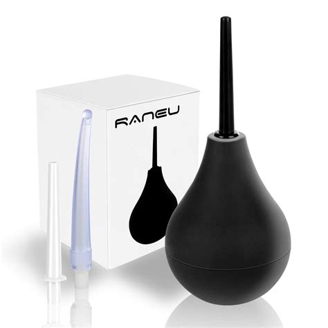 buy raneu enema bulb anal douche enema kit for women and men with 3 nozzles 4 piece set online