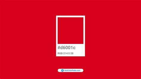 Pantone 2035 C Color D6001c Hex Color Conversion Color Schemes