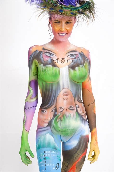 Painting Of Beautiful Female Body Art