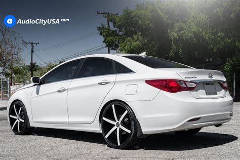You may also view a complete tire size chart for your hyundai sonata below. 2013 Hyundai Sonata | 22" Lexani Wheels R-Four Custom ...