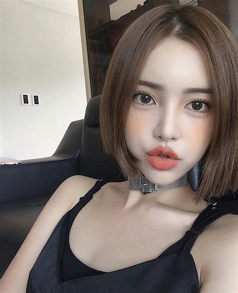 Pin By Oliwia Marciniak On Ulzzang Girlz♡ Asian Makeup Looks Korean Short Hair Ulzzang Girl