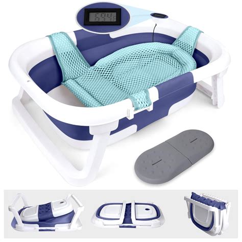 Bebeleh™ Collapsible Baby Bathtub With Thermometer