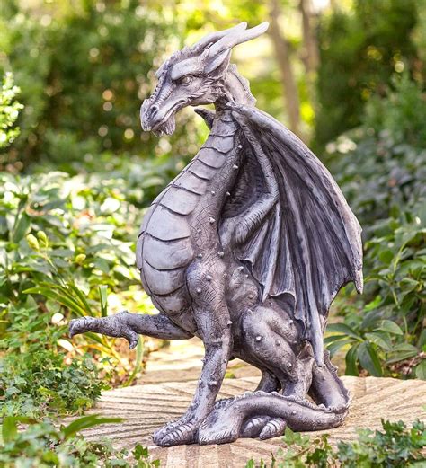 Keep your garden safe with a dragon garden statue to watch over your precious plants. Our Large Indoor/Outdoor Medieval Dragon Statue is one ...