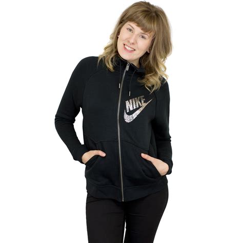 Find men's hoodies & sweatshirts at nike.com. Nike Damen Zip-Hoodie Rally FZ GX1 schwarz/silber - hier ...