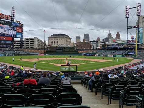 Section 128 At Comerica Park
