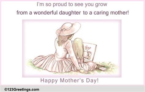 So, i just want to say thank you for always knowing the right words to say, for being an amazing mother and friend, and for being the example that i needed and will always be thankful for. Happy Mother's Day Daughter! Free Family eCards, Greeting ...