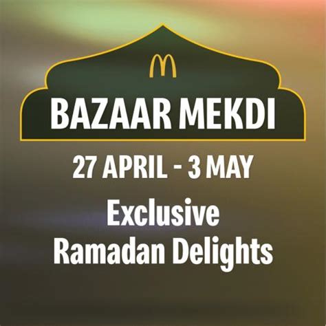 Welcome to our page full of valid stonewall kitchen coupon codes & coupons. McDonald's Ramadan Bazaar Mekdi Promotion (27 April 2021 ...