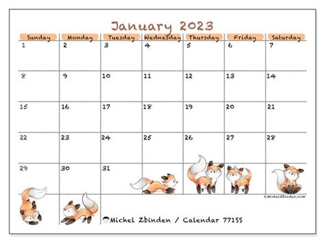 Printable Calendars By Michel Zbinden Calendrier Janvier Calendrier