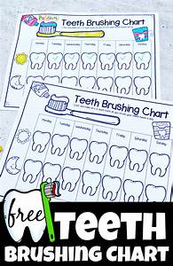 Free Printable Teeth Brushing Chart For Kids