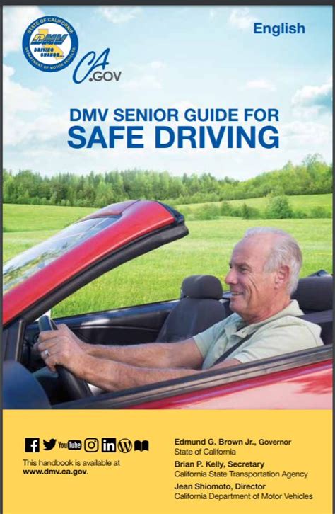 California Dmv Senior Guide To Safe Driving Mature Driver Tune Up