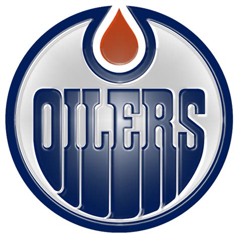 Edmonton Oilers Plastic Effect Logo Custom Vinyl Decal Stk Nhl Plastic