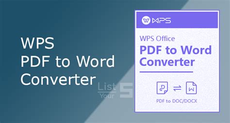 Top 5 Pdf To Word Converter In 2020 To Convert Pdf To Docx