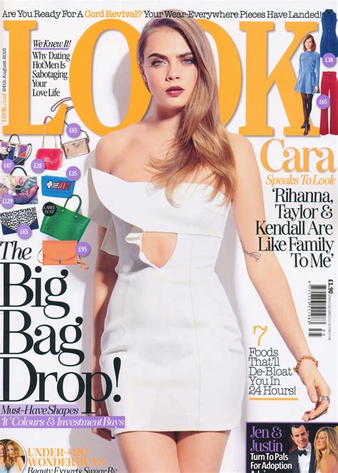 Cara Delevingne Look Magazine August 2015 Issue CelebMafia
