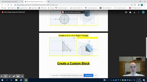 Block Design Part 3 Pltw Using Onshape Design And Modeling Youtube