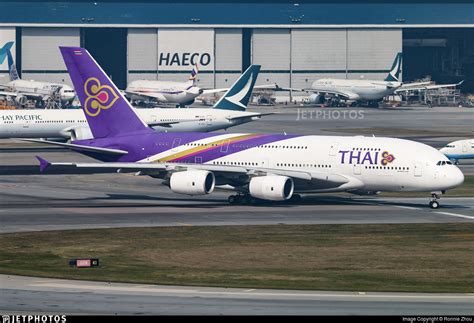 Hs Tuc Airbus A380 841 Thai Airways International Ronnie Zhou