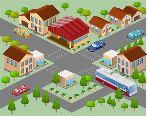 Community Neighborhood Clip Art