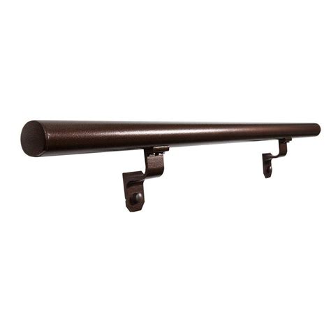 808 metal railing home depot products are offered for sale by suppliers on alibaba.com. EZ Handrail 3 ft. Copper Vein Aluminum Round Straight Hand ...