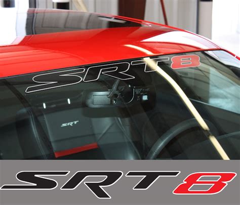 Windshield Decals Fits To Dodge Challenger Srt8 Srt4 Str6