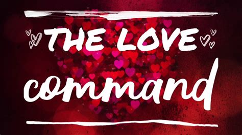 The Love Command Pt 1 More Than A Goal Youtube