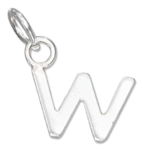 Sterling Silver Initial Alphabet Letter Charms