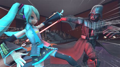 Hatsune Miku Vs Darth Vader Vocaloid Vs Star Wars Source Filmmaker