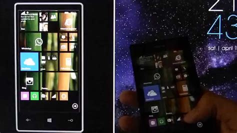 Windows Phone 81 Project My Screen Running On Lumia 520 Youtube
