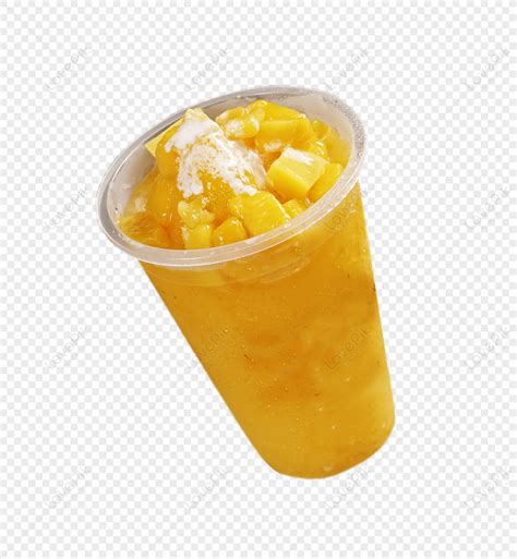 Mango Yellow Flavor Ice Drink PNG Images With Transparent Background