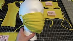 How to Sew A Face Mask from Cotton T-Shirt - PLEASE CHECK OUT MY NEWER VERISON WITH FILTER POCKET