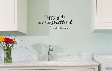 Newsee Decals Happy Girls Are The Prettiest Audrey Hepburn