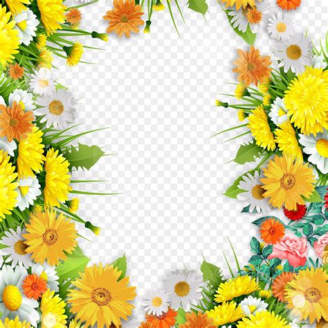 Free Clip Art Daisy Flower Border Best Flower Site