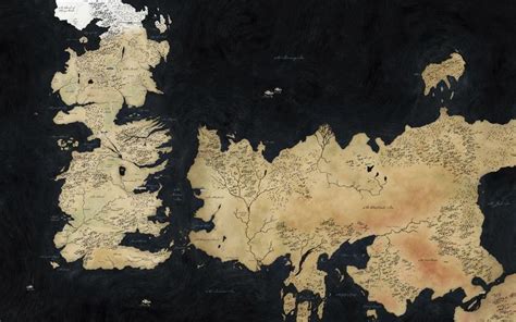 Game Of Thrones Song Of Ice And Fire Map Westeros Hd Fantasy Game