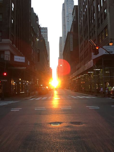 Manhattanhenge 20 Fotos Del Evento Solar Que Hace Resplandecer A